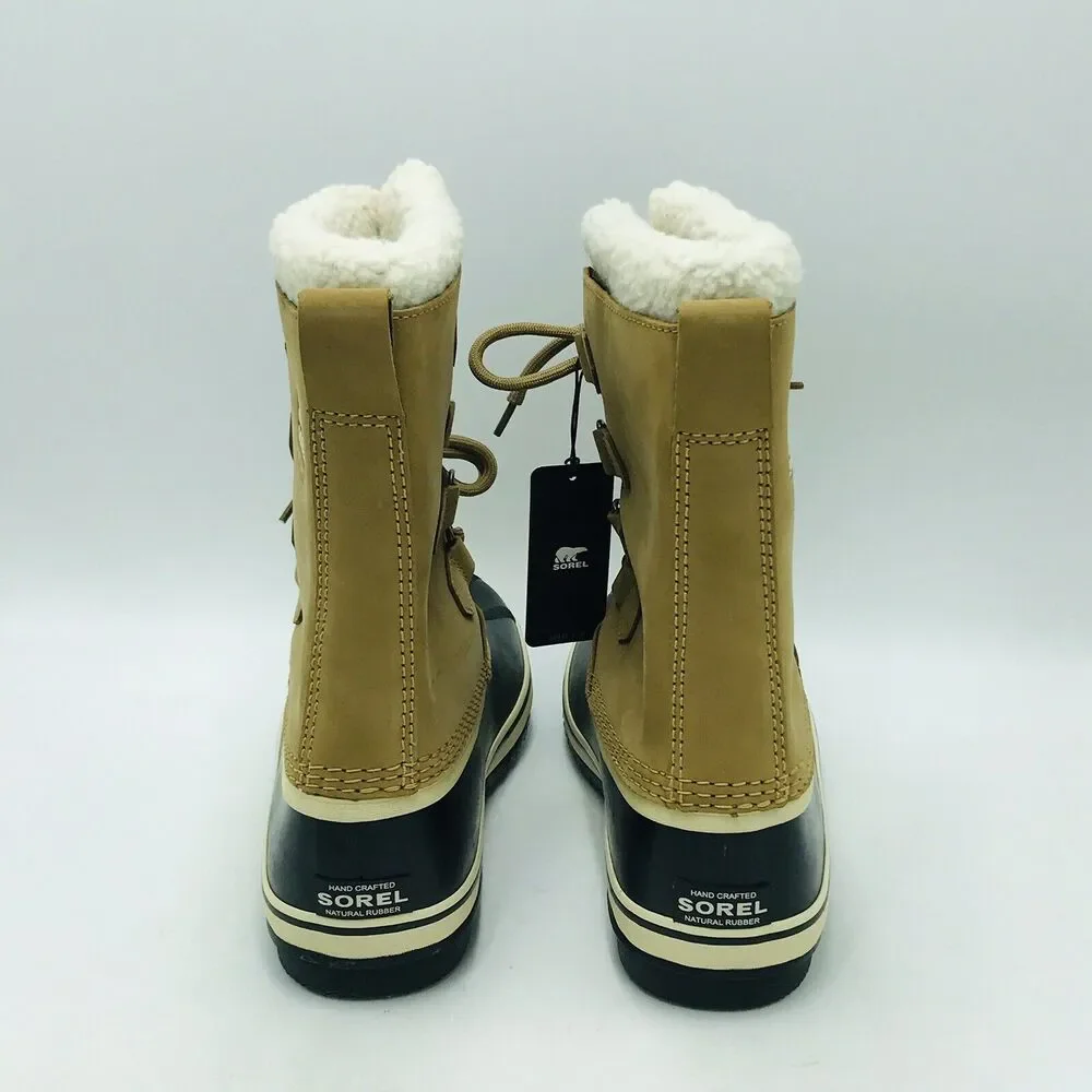 Sorel Women's 11 Caribou Snow Boots Buff Waterproof -25 Degree Winter